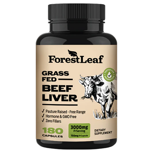 Cápsulas de Hígado de Res Alimentado con Pasto - ForestLeaf™