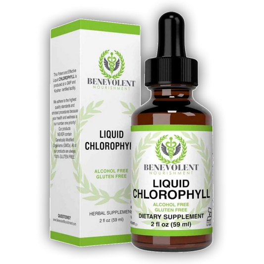 Clorofila Liquida Vegana Benevolent - Desinflamante y Desodorante Interno