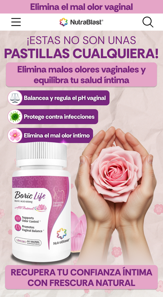 Boric Life - Balancea tu pH íntimo femenino